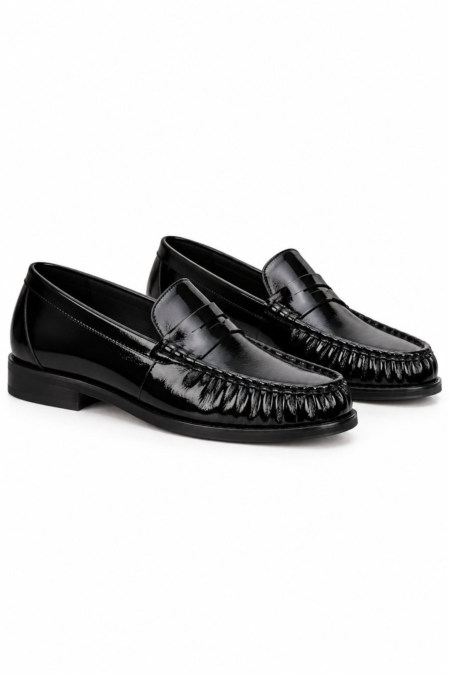 Лофери Classic чорні лаковані